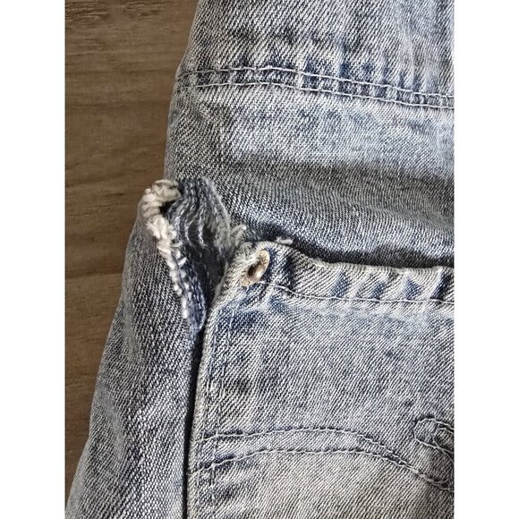 Silver Jeans Co. Light Wash Denim Jeans Cropped Cuffed Hem Casual Vintage - Picture 15 of 15